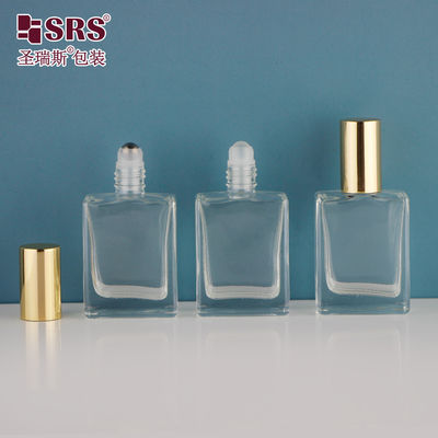 Beli Bentuk persegi Tembok tebal minyak esensial kaca mewah botol sampel 15ml online manufacture