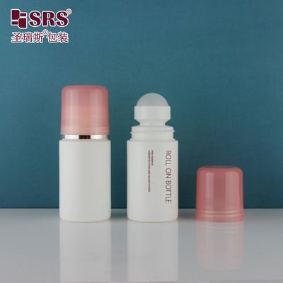 Beli 60ml 2 oz PP PCR Plastik Disesuaikan Warna Daur Ulang Gel Roller Botol Empty Roll On Deodorant Botol online manufacture