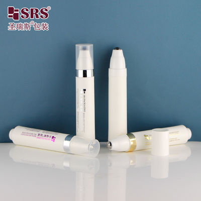 Beli 10ml PP PCR Bahan Daur Ulang Plastik Penyesuaian Gaya Pencet Massage Airless Serum Mata 1/3 oz Roll On Bottles online manufacture