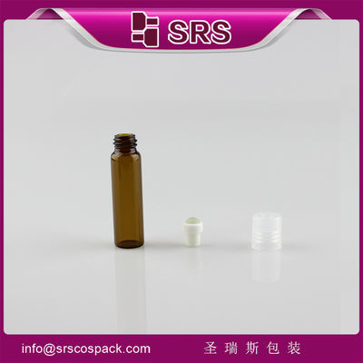 Beli SRS Bulk Grosir 5ml botol kaca amber roll pada botol parfum dengan tutup plastik kru online manufacture