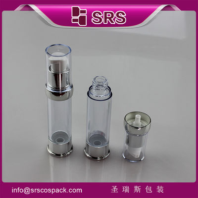 Beli SRS 2015 Desain terbaru plastik bulat transparan mewah kosong 15ml 20ml 30ml botol serum online manufacture