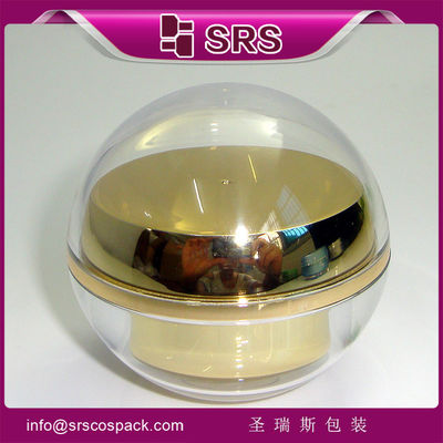 Beli Shangyu pemasok di jual bentuk bola toples kosmetik dengan tutup online manufacture