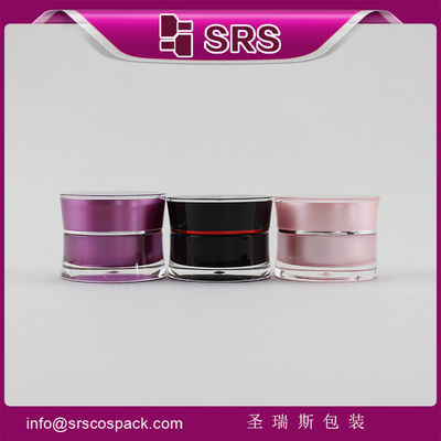 Beli J092-10g mini kantong botol kosmetik warna merah muda dan hitam plastik online manufacture