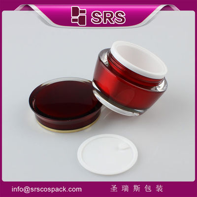 Beli Cina profesional pasokan J037 15ml 30ml 50ml kosmetik kemewahan toples online manufacture