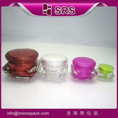 Beli Kemasan Shengruisi J060-5ml 15ml 30ml 50ml plastik krim acrylic berlian toples online manufacture
