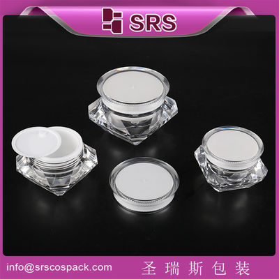 Beli kristal berkualitas tinggi 15g 30g berlian kosmetik acrylic toples online manufacture