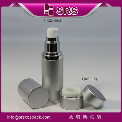 Beli Produsen SRS grosir toples bulat aluminium dan botol semprotan tanpa udara kosong untuk kosmetik online manufacture
