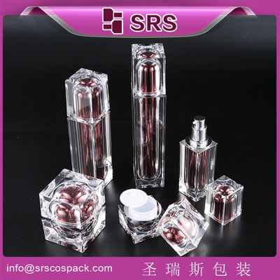 Beli Produsen SRS grosir kotak kosong botol plastik lotion akrilik dan toples krim online manufacture