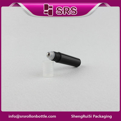 Beli 5ml warna hitam parfum roll pada botol, plastik minyak esensial roll pada botol online manufacture