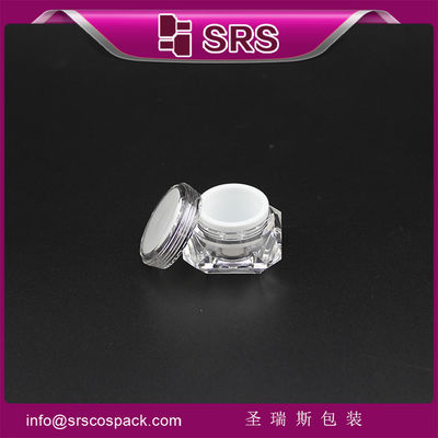 Beli J060 botol kosmetik berbentuk berlian putih online manufacture