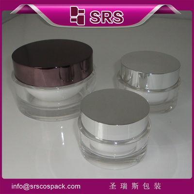 Beli J023 15g 30g 50g 100g 200g acrylic cream jar produsen online manufacture