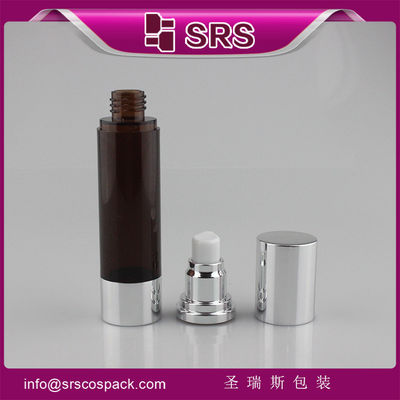 Beli botol warna ungu injeksi dengan bahu aluminium dan dasar untuk lotion online manufacture