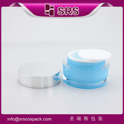 Beli 15g 30g 50g acrylic cosmetic jar krim mata kosong, masker wajah online manufacture