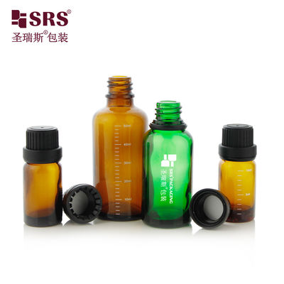 Beli Botol Kaca Berwarna Biru Biru Hijau Transparan Untuk Minyak Esensial Dengan Tutup Proof Anak online manufacture
