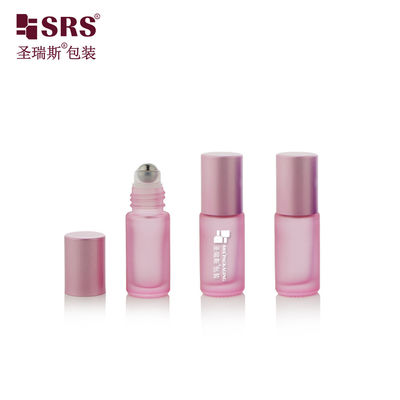 Beli 5ml Cute Empty Roller Steel Ball Perfume Botol Minyak Esensial Roll On Bottle Glass online manufacture