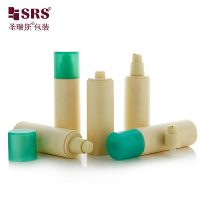 Beli kosong PP Bentuk Bulat Sesuai Warna Injeksi Mat Finish Airless Botol Kosmetik online manufacture
