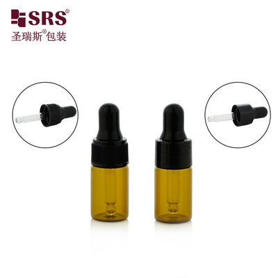 Beli 3ml 5ml Ukuran Perjalanan Kecil Minyak Esensial Botol Plastik Bahu Kaca Dropper online manufacture