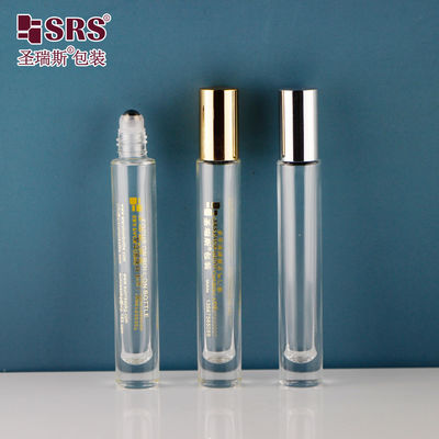 Beli Bentuk Bulat Bottom tebal bening Tanpa kebocoran parfum minyak esensial botol bola roller 10ml online manufacture
