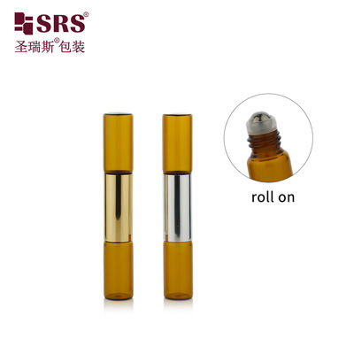 Beli Tingkatkan Rutinitas Minyak Esensial Anda dengan Perfume Round Glass Roll On Bottle Tanpa Kebocoran online manufacture