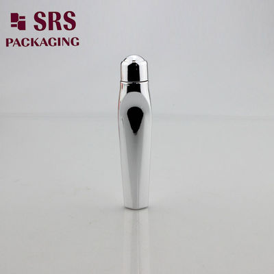 Beli Botol bola rol PETG perak bermetal 12 ml khusus dengan bola baja untuk krim mata online manufacture
