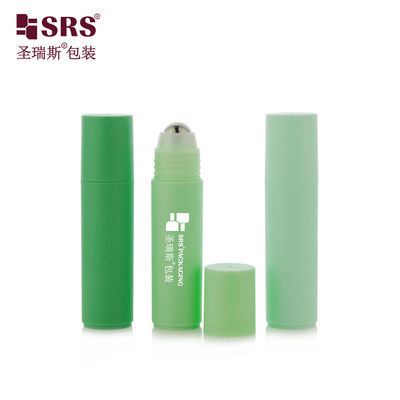 Beli RPPF 20ml Flat Plastic Matte Finished Surface PP PCR Injeksi Custom Color Green Roll On Bottle Untuk Gel Antiperspirant online manufacture