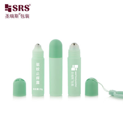 Beli RPPF 20ml Suntik Sesuai Warna Matte Frosted Dome Cap Dengan Lanyard Bottle Round Single Wall Roll On online manufacture