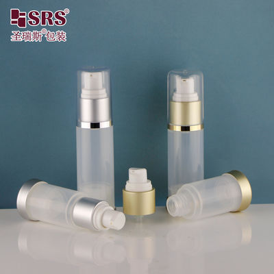 Beli A025 15ml 30ml 50ml PP Jelas Glossy Personalisasi Topeng Perawatan Kulit Gel Airless Pompa Botol Kemasan online manufacture