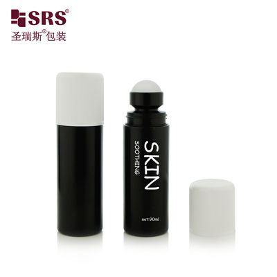 Beli RPPD1-90ML Botol Plastik PP Matte Hitam Dengan Tutup Tahan Anak Dinding Ganda Tidak Ada Kebocoran Untuk Gel Antiperspirant online manufacture