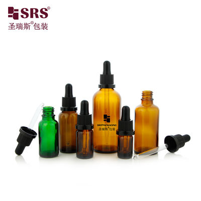 membeli D012 Bentuk bulat kosong botol dropper minyak esensial kustomisasi warna logo dicetak tidak bocor wadah online manufacture