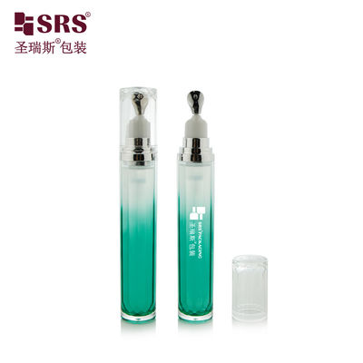 Beli LR001-15ML High End Luxury Kulit Perlak Mata Aplikator Logam Seng Head Head Acrylic Lotion Botol Tabung Wadah online manufacture