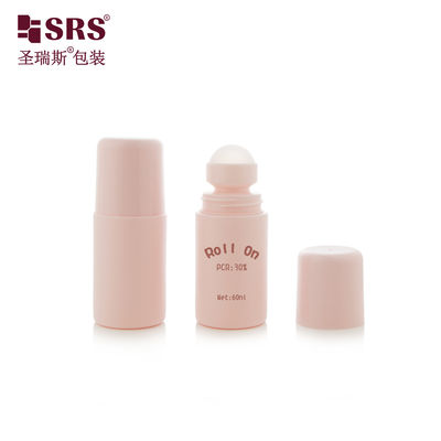 Beli RPPC-60ML Injection Blowing Custom PP PCR Plastic Roller Ball Bottle For Body Gel Applicator online manufacture