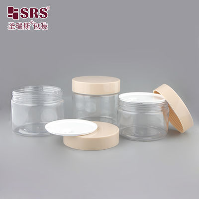 Beli PET008 200g 250g 300g Customized Color PET Plastic Facial Cream Jar Container Packaging Wholesale online manufacture