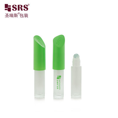 Beli SRS Custom-Molded Unique Cap Glass Roll-On Bottle ¥ 10ML Solution Leak-Proof untuk Minyak Perawatan Kulit online manufacture