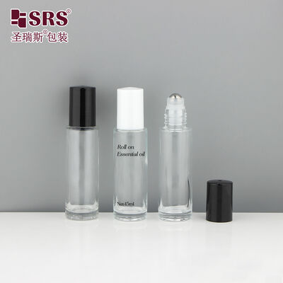 Beli BLPM-15ML SRS Tembok tebal Mewah Transparan Amber Warna Kaca Roll On Botol Untuk minyak esensial parfum online manufacture