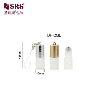 Beli DH-2ML Kosong Ukuran Mini Bulat Serum Sampel Parfum Botol Tutup Dengan Kail Kemasan Portable online manufacture