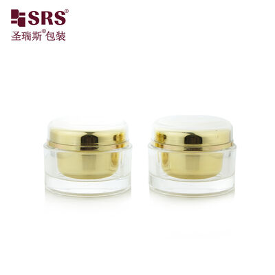 Beli J020 50g Metalized Shiny Gold Empty Plastic Jar Untuk Body Cream online manufacture