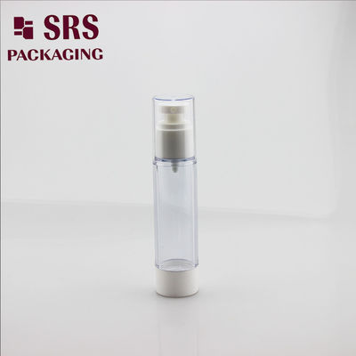 Beli A027 botol plastik transparan esensi kosmetik pompa serum botol tanpa udara online manufacture