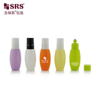 membeli 45ml Oval HDPE Plastic Roll-on Bottle Empty Deodorant Roller Container Untuk Perfume Essential Oil Custom Printing online manufacture