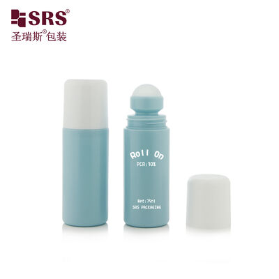 membeli Botol Roll-on Plastik Bulat 75ml Botol Roller Deodoran Kosong Tutup Opsional Ganda online manufacture