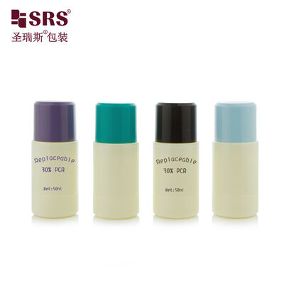 membeli Grosir Custom Logo 50ml/70ml Roll On Replaceable Bottle Empty Rollerball Packaging untuk Deodorant & Minyak Esensial online manufacture