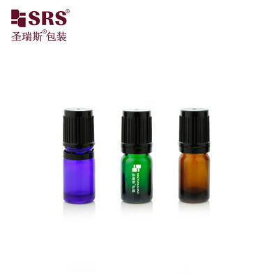membeli Botol Roll On Kaca Amber SRS 5ml Dengan Bola Kaca Batu Permata Baja Untuk Minyak Esensial online manufacture