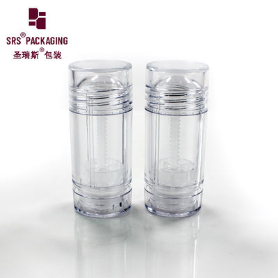 Beli D042 wadah deodoran kosong plastik transparan berbentuk bulat online manufacture