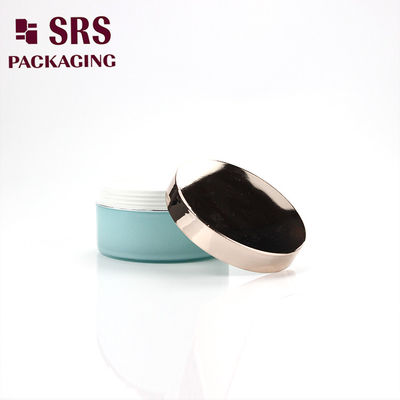 Beli toples biru dengan tutup logam plastik kosong ukuran besar kemasan krim tangan online manufacture