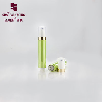 Beli krim mata berwarna hijau mengkilap plastik tanpa udara kosmetik 10 ml gulung pada botol online manufacture