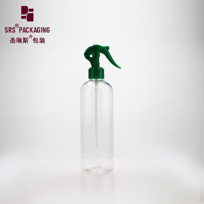 Beli pengiriman cepat penyemprot plastik transparan kosong dengan pompa hijau botol hewan peliharaan 250ml online manufacture