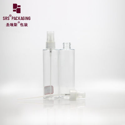 Beli 100ml plastik bening flat shoulder custom squeeze pompa semprotan botol hewan peliharaan bulat online manufacture