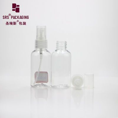 Beli pompa semprotan minyak wangi plastik panas bulat mini transparan botol 50ml hewan peliharaan online manufacture