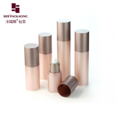 Beli AS plastik custom warna merah muda bulat bentuk lotion airless 50ml botol online manufacture