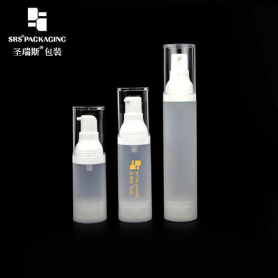 Beli 15ml 30ml 50ml botol plastik PP kosmetik kosong pompa airless serum online manufacture
