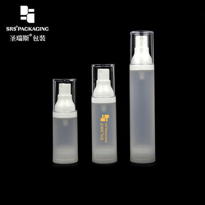 Beli 15ml 30ml 50ml semprotan plastik alkohol kosong botol pompa tanpa udara es online manufacture